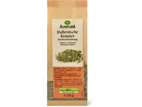 Alnatura · Herbes à l’italienne · Bio, Mélange d’épices 35g