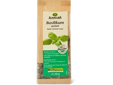 Alnatura · Basilic · Bio, Demeter 20g