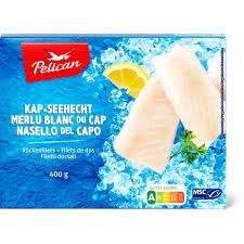 Pelican · Filets de dos de merlu blanc du cap 400 g