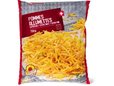M-Classic · Pommes allumettes · extra fines, sans gluten 750 g