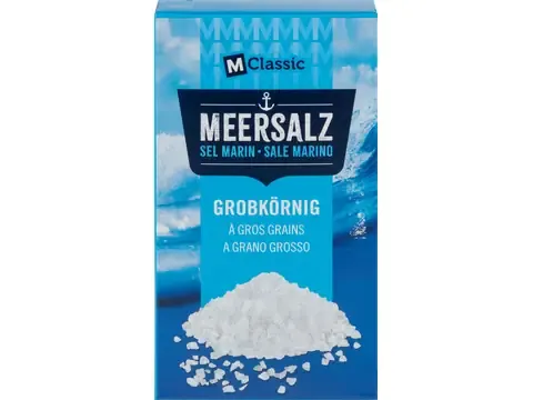 M-Classic · Sel marin · à gros grains 1gk
