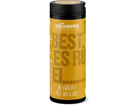 Grünberg · Sel aromatique · Bio, Pour œufs, salades et sauces 60g