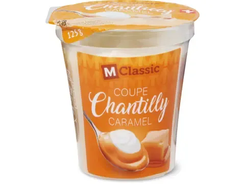 M-Classic · Coupe Chantilly · Caramel 125g