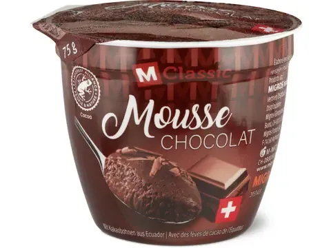 M-Classic · Mousse au chocolat 75g