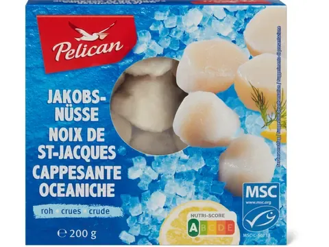 Pelican · Noix de Saint-Jacques · crues 200g