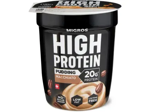 High Protein · Pudding · Macchiato, sans lactose 200g