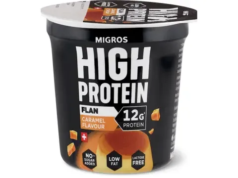High Protein · Flan · sans lactose 150g