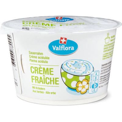 Valflora · Crème fraîche · Aux herbes 200g