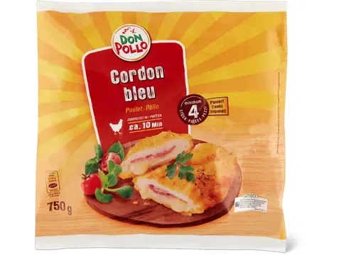 Don Pollo · Cordon bleu · Poulet 750g