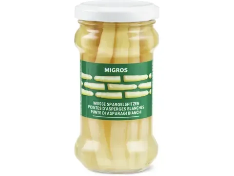 Pointes d’asperges blanches 110g