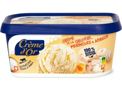 Crème d'or · Glace en bac · de la Gruyère 1l