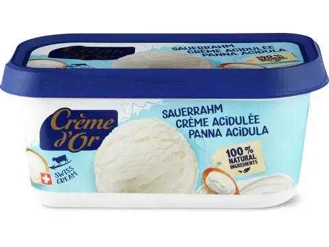 Crème d'or · Glace en bac · Crème acidulée 500ml