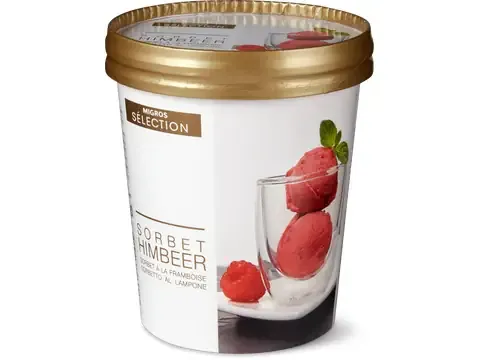 Sélection · Glace en pot · Sorbet à la framboise 450ml