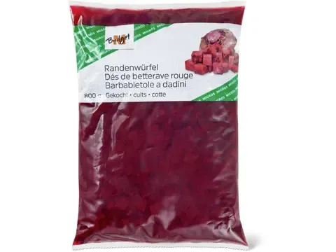 M-Budget · Dés de betterave rouge · cuits 800g