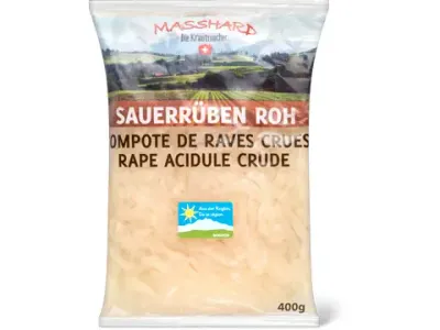Compote de raves · crue 400g