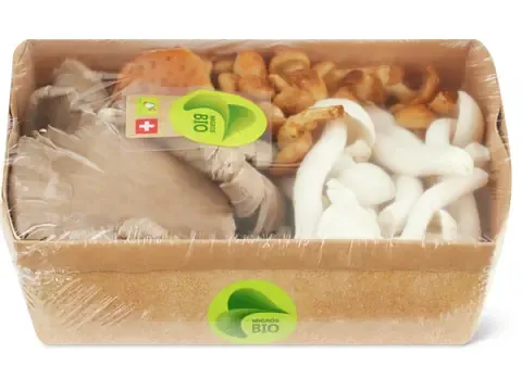 Champignons nobles · Bio, Mélange 200g