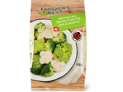 Farmer's Best · Trio de florettes · IP-SUISSE 500 g
