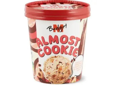 M-Budget · Glace en pot · Almost Cookie 480ml