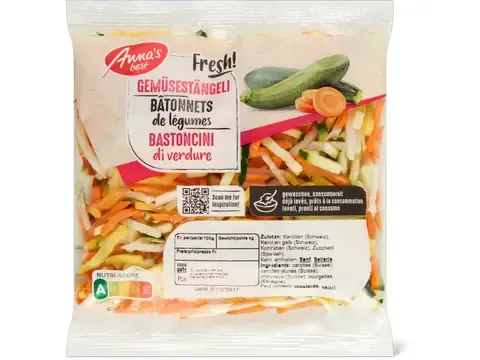 Anna's Best · Bâtonnets de légumes 250g