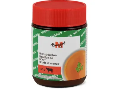 M-Budget · Bouillon de bœuf 140g
