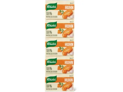 Knorr · Cubes de bouillon de poule · 100% ingrédients naturels 5x21g