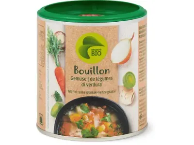 Bouillon de légumes · Bio, sans graisse, végétalien 180g
