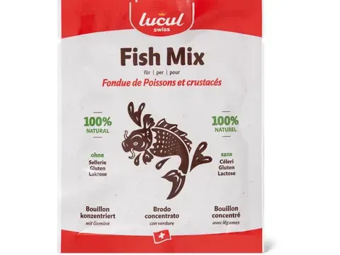 Lucul · Fish Mix · Bouillon concentré aux légumes, 100% naturel 52g