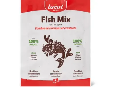 Lucul · Fish Mix · Bouillon concentré aux légumes, 100% naturel 52g
