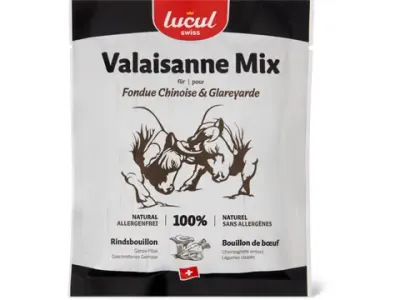 Lucul · Valaisanne Mix pour fondue chinoise · 100% fruits 49g