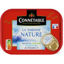 Connétable · La Sardine Nature 95g