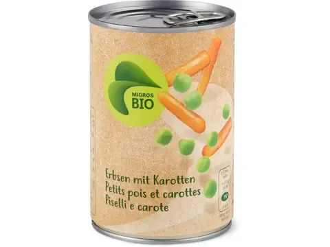 Petits pois et carottes · Bio 265g