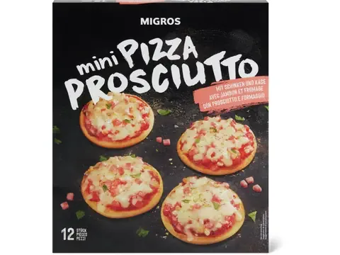 Mini-pizzas · Prosciutto 12x30g
