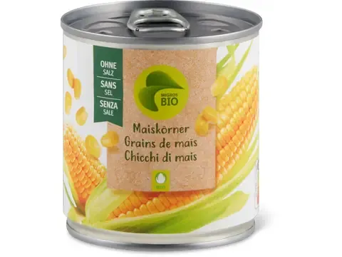 Grains de maïs · Bio, sans sel 140g