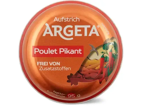Argeta · Poulet épicé 95g