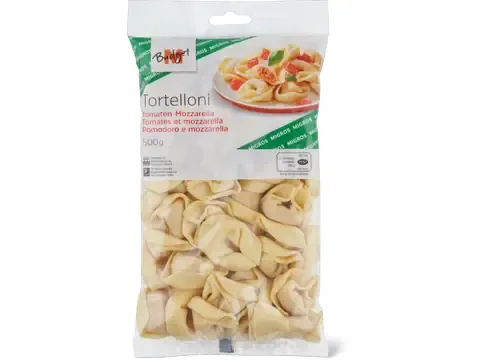 M-Budget · Tortellonis · Tomates et mozzarella 500g
