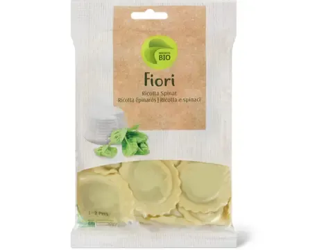 Fiori · Bio, ricotta-épinards, végétarien 250g