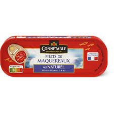 Connétable · Filets de maquereaux · au naturel 106g