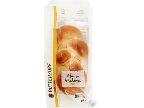 Hausbäckerei · Tresse au beurre · IP-SUISSE, Farine claire 300g