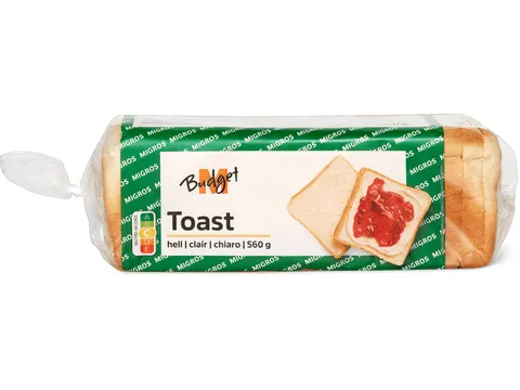 M-Budget · Pain de mie · farine claire, végétalien 560g