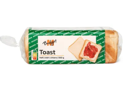 M-Budget · Pain de mie · farine claire, végétalien 560g