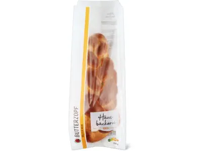 Hausbäckerei · Tresse au beurre · IP-SUISSE, farine blanche 700g