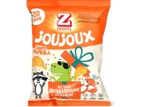 Zweifel Big Pack · Chips Joujoux · Paprika 42g