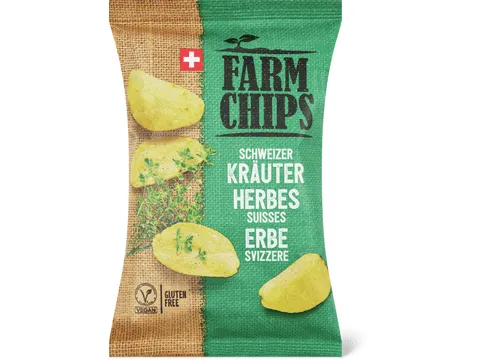 Farm Chips · Paprika · sans gluten 30g