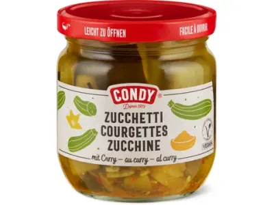 Condy · Courgettes   · au curry, végétalien 210g