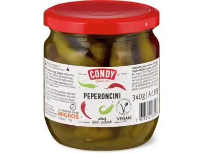 Condy · Peperoncini · épicé, végétalien 180g