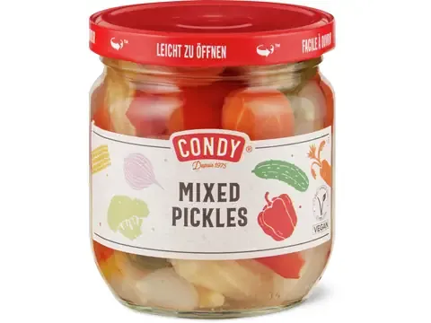 Condy · Mixed pickles · végétalien 230g