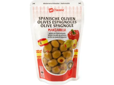 M-Classic · Olives espagnoles Manzanilla 200g