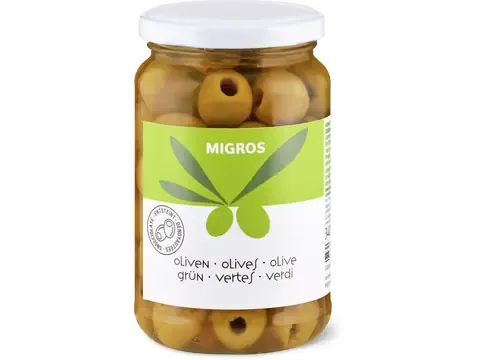 Olives vertes dénoyautées 170g