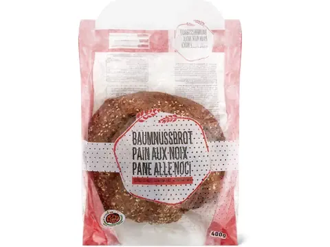 Pain aux noix · IP-SUISSE, Farine foncée 400g