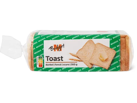M-Budget · Pain de mie · foncé, végétalien 560g